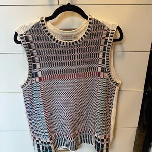 Tory Burch Multicolor Sleeveless Sweater